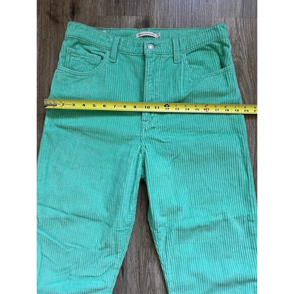 RIBCAGE CORDUROY STRAIGHT ANKLE WOMEN'S PANTS Size 31 - Picture 10 of 12